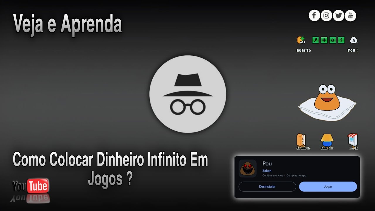 Eu vou colocar dinheiro infinito em qualquer jogo de celular que