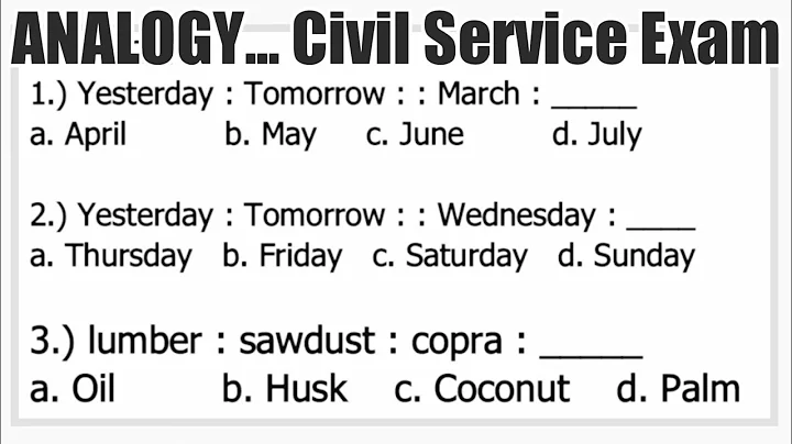 ANALOGY | Civil Service Exam sample question [lumabas na dati] Husk is BUNOT - DayDayNews