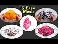 5 DIY Mask Making Idea - Face Mask Sewing Tutorial - Diy Cloth Face Mask
