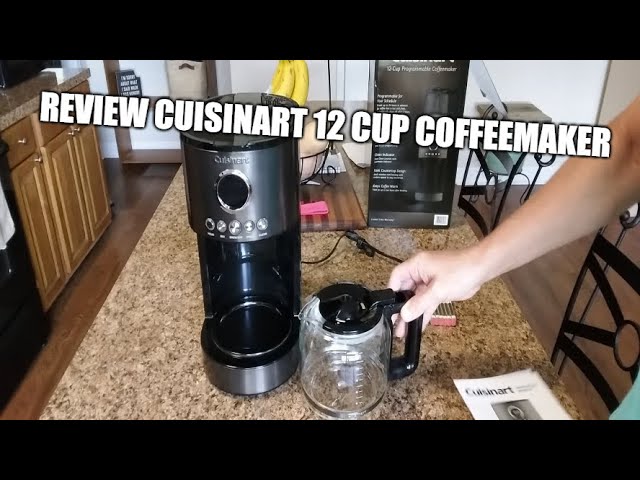  Cuisinart CHW-16 12-Cup Programmable Coffeemaker & Hot Water  System New Black