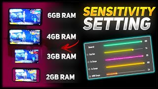 Best Sensitivity For Auto Headshot In Free Fire | 2gb To 8gb Ram Mobile | Sensitivity Setting 2021