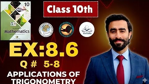 Exercise 8.6 Q # 5-8 Class 10 NBF | Ex 8.6 Class 10 NBF| Class 10 Ex 8.6 Mathematics