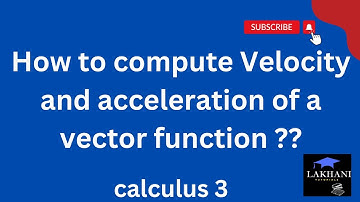Motion on a Curve (How to find velocity and acceleration vector function) 9.2   #engineering