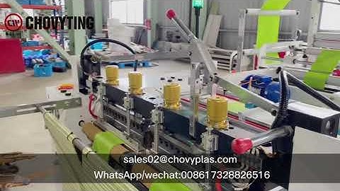 CHOVYTING BIODEGRADABLE PLA BAG ON ROLL MAKING MACHINE