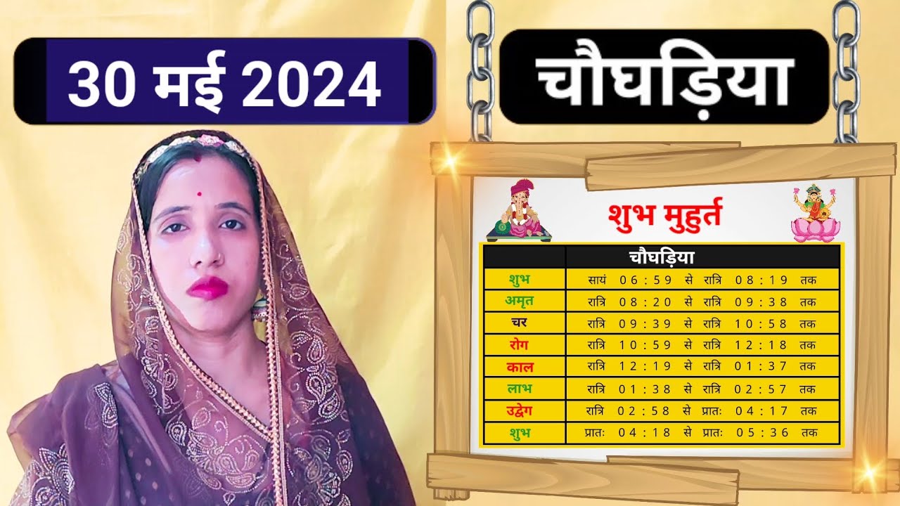 Aaj Ka Choghadiya 30 May 2024 din Ka Choghadiya Rat Ka Choghadiya Aaj Ka Choghadiya 30 May 2024 din Ka Choghadiya Rat Ka Choghadiya