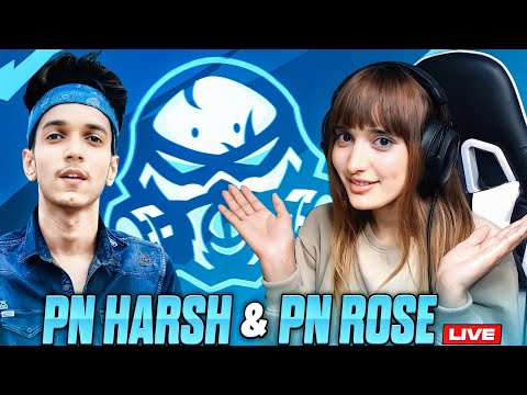 FREEFIRE LIVE WITH PN HARSH & PN ROSE - #PRONATION