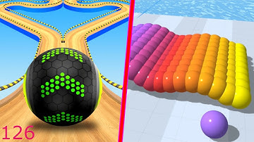 Going Balls Vs Canvas Run Android iOS Mobile Gameplay Walkthrough 126