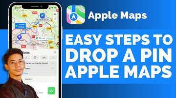 How To Drop A Pin On Apple Maps !