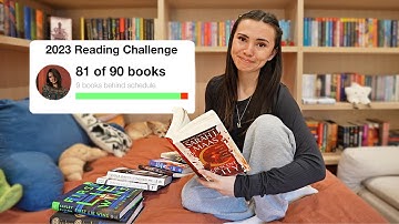 reading as many books as possible to hit my reading goal for 2023