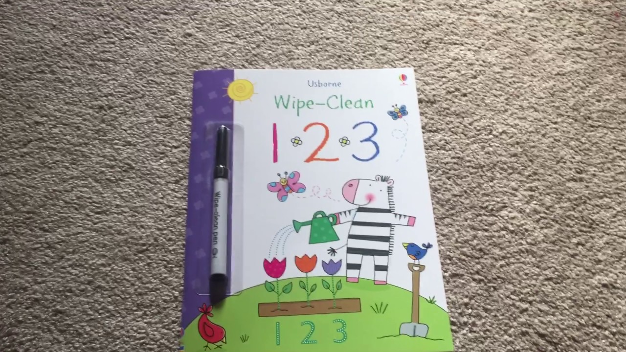 USBORNE READING CORNER | Usborne Wipe-Clean 123