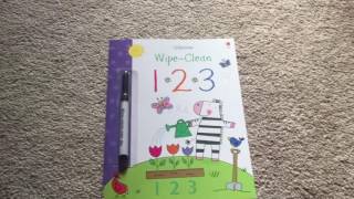 USBORNE READING CORNER | Usborne Wipe-Clean 123