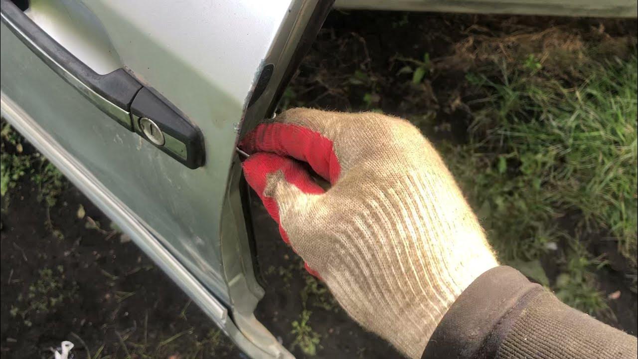 Ремонт личинки замка Mercedes w124 - YouTube