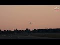 Sunset ATR 72 Approach into Christchurch