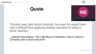 Principles of Business Valuations - Introduction