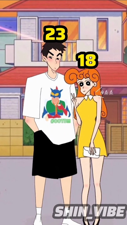 Shinchan And Himawari 😎Age Transformation 🤯😍 #shorts