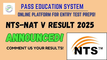 NTS NAT V Result 2025 I How to Check NTS NAT Result 2025 I NTS NAT Test Preparation I NAT NTS Test