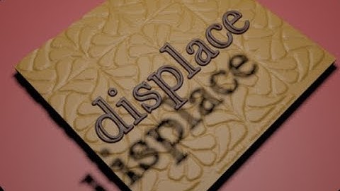 CLASS-42 / 3ds MAX / DISPLACE MODIFIER