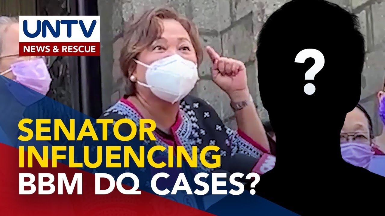 Senador Na Nang iimpluwensya Sa DQ Cases Ni BBM Taga Davao Guanzon 
