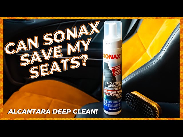 SONAX ALCANTARA CLEANER vs Grease & Dirt 