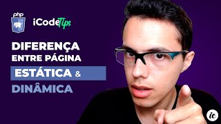 Diferença entre página ESTÁTICA e DINÂMICA | ilustraCode