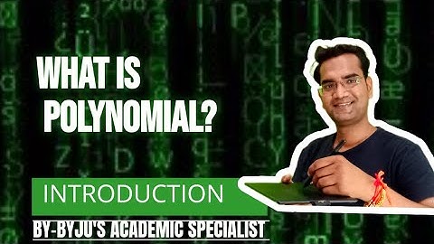 What is POLYNOMIAL? INTRODUCTION | CHAPTER 2nd |CLASS 9th/10th | बहुपद | POLYNOMIAL IN HINDI