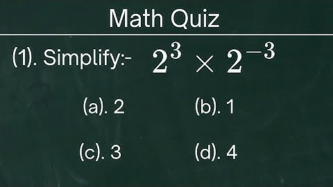 Can You Solve 7th Grade Math Exponents and Powers Test | Math Quiz
