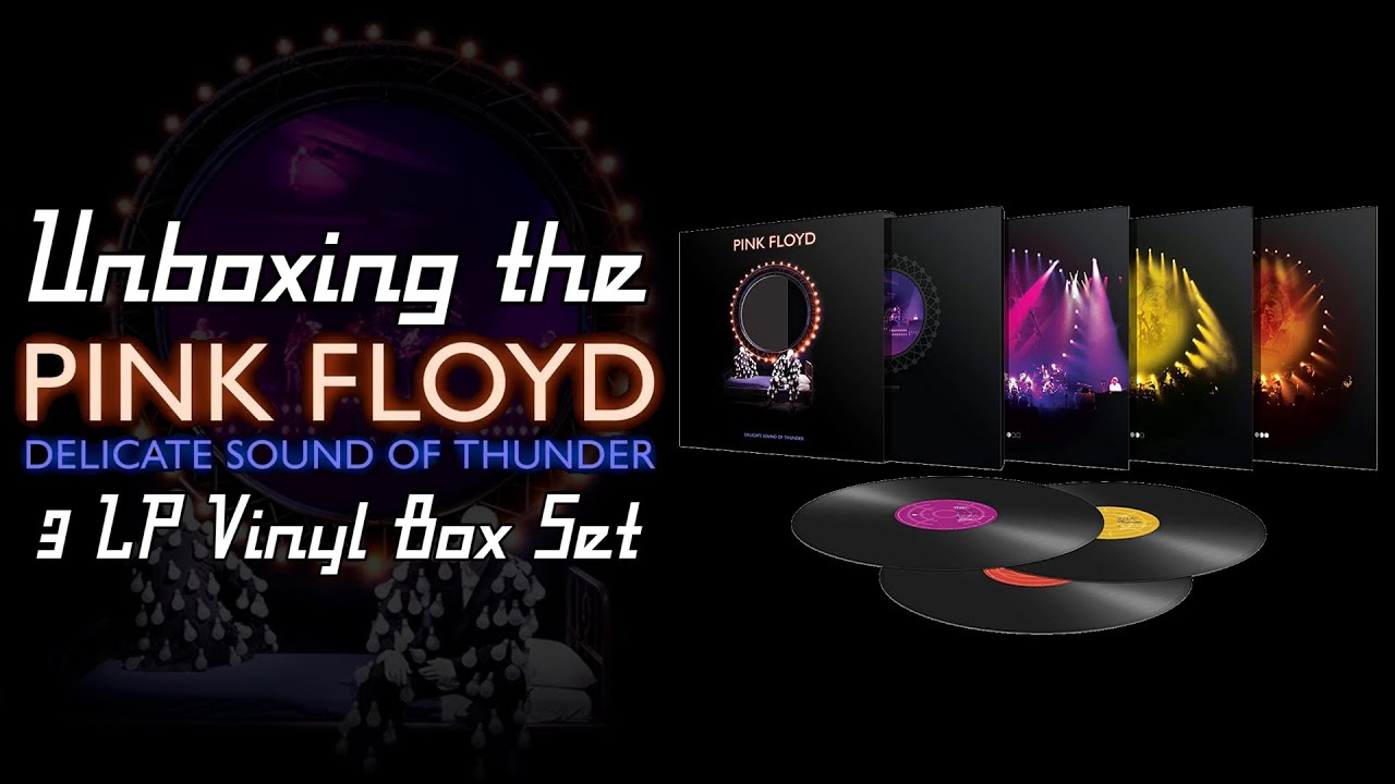 Unboxing the Pink Floyd - Delicate Sound of Thunder 3 LP Vinyl Box 