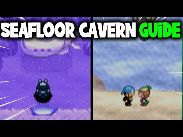 Pokémon Ruby and Sapphire/Seafloor Cavern — StrategyWiki