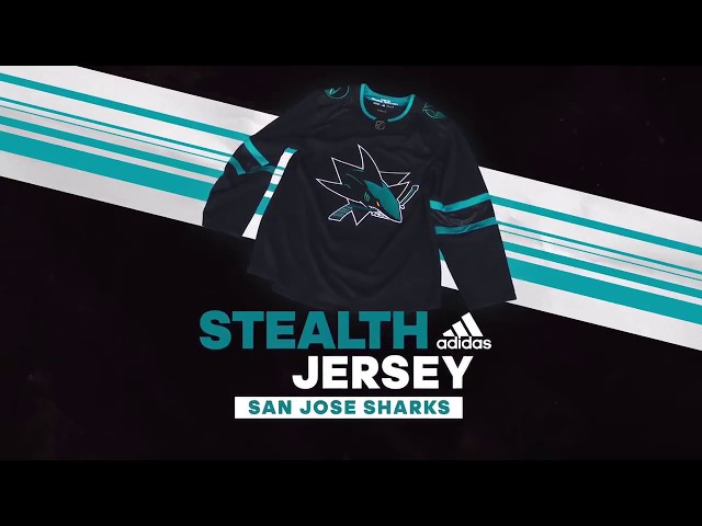 ERIK KARLSSON San Jose Sharks PRO STITCHED Stealth adidas Hockey