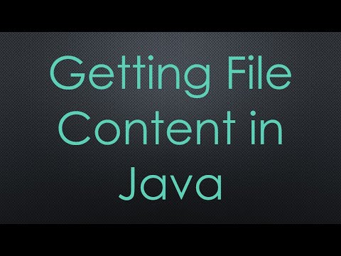 Getting File Content