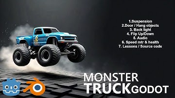 How to Make a Vehicle Controller in Godot 4 | Monster Truck Racing Game Tutorial