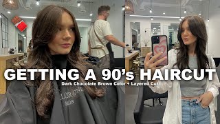Getting the 90's Haircut & Going Darker! *CURTAIN BANGS + LAYERS* by Stella Vataman 576 views 1 year ago 10 minutes, 9 seconds