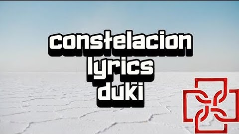 Duki - Constelación (Lyrics Video) ft. Lia Kali