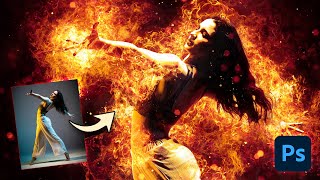 This Incredible Flames Photoshop Action Sets Your Images on Fire! screenshot 2