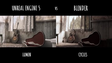 Unreal Engine 5 Lumen vs Blender Cycles | Last of Us Part II Scene Render