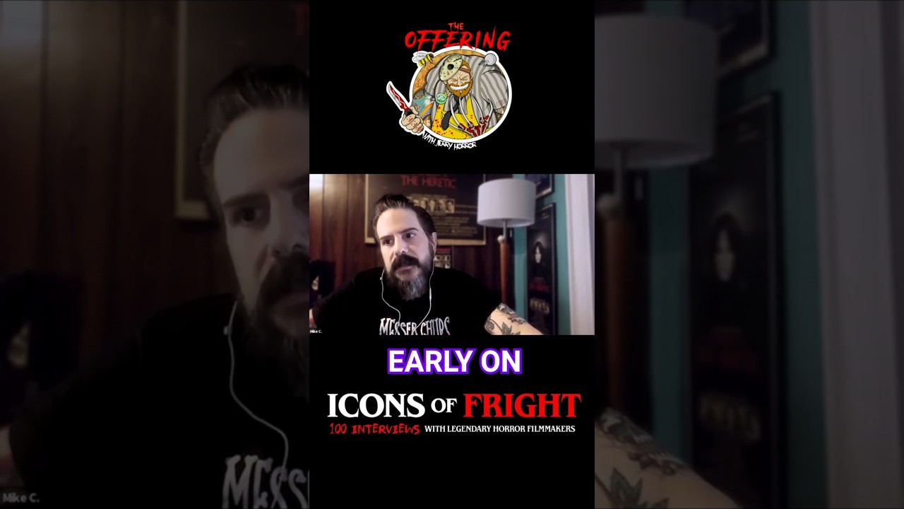 Hardest Part of Putting Book Together - Icons of Fright Interview | The Offering with Jerry Horror