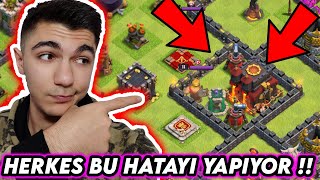 HERKESİN YAPTIĞI HATA !! (Köy İncelemeleri !) - Clash Of Clans