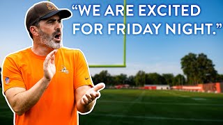 Kevin Stefanski: We are excited for Friday Night | Cleveland Browns