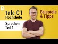 telc c1 Hochschule | Mündliche Prüfung | Präsentation, Zusammenfassung und Fragen