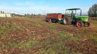 Deutz 6206 Épandage De Fumier
