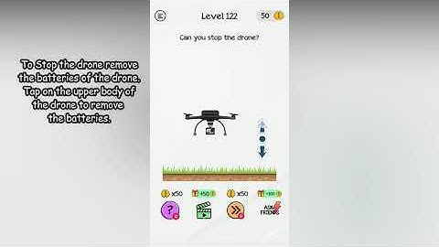 Braindom Level 122 Can you stop the drone?
