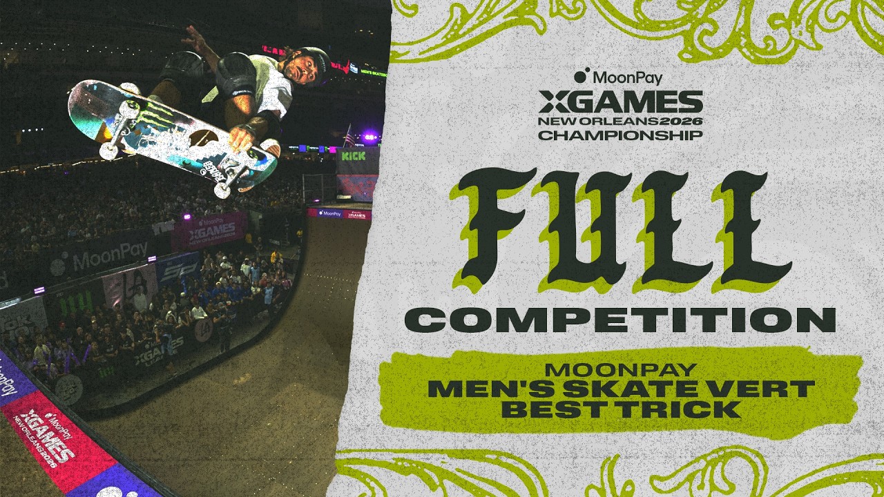 Men's Skateboard Vert Best Trick