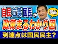 自民立憲国民の基本政策を徹底比較！到達点は国民民主なのか？玉木雄一郎が解説