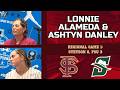 FSU Softball | Lonni Alameda &amp; Ashtyn Danley after Regional Opener loss | FSU 3, STET 8 | Warchant