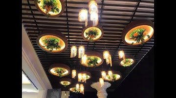 Trần sảnh đón nhà hàng tiệc cưới tuyệt đẹp - Kho Tư liệu Xây dựng