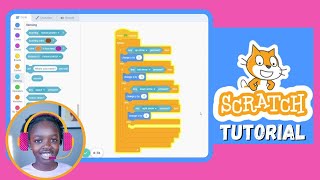 CODING A GAME USING SCRATCH !! EASY CODING TUTORIAL FOR KIDS !! JUST ZURI
