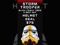 Stormtrooper helmet $75 Black Friday 2023 deal - Artillery Trooper #starwars #cosplay #stormtrooper