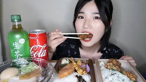 【ASMR】 Japanese BENTO BOX🍱 | Mongolian Girl🇲🇳 | モンゴル人がお弁当を食べてみただけです