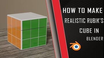 How to create realistic Rubik