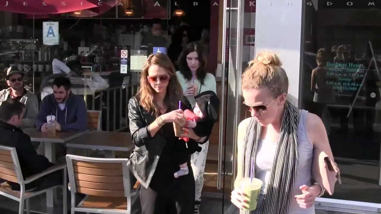 Jessica Alba and infant Haven Garner get out with friends